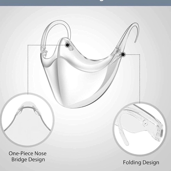 BOGO Free Anti fog Durable Plastic Reusable Face Shield Unisex 🆕 - Picture 4 of 11